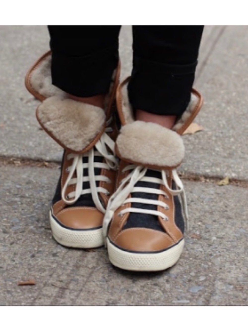 Tory Burch Benjamin High-Top Sneakers